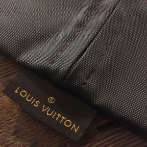 Louis Vuitton Garment Cover Nylon Brown Bag & Hanger